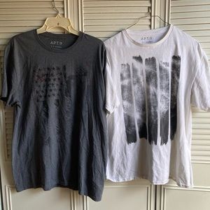 2 APT 9 shirts